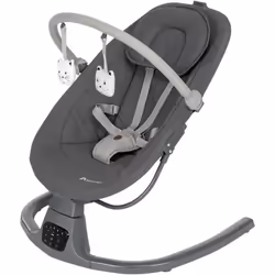 BEBECONFORT JOLANA Transat balancelle confortable détection de mouvements De 0 à 9 mois (9kg)  TINTED GRAPHITE
