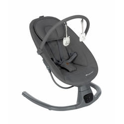 BEBECONFORT MELILO Transat balancelle confortable musical De 0 à 9 mois (9kg) Mineral Graphite