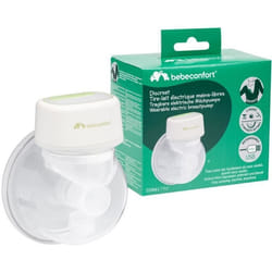 BEBECONFORT Tire-lait manuel portable mains libres (massage stimulation expression) 15 intensité nomade sac de transport