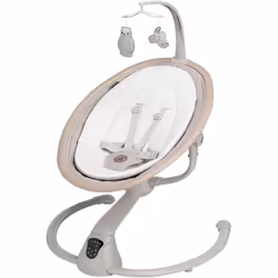 MAXI-COSI Cassia Transat Balancelle Electrique Musicale élégant intelligent De la naissance à 6 mois Classic beige Eco