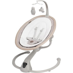MAXI-COSI Cassia Transat Balancelle Electrique Musicale élégant intelligent De la naissance à 6 mois Classic beige Eco