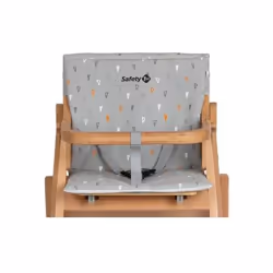 Safety 1st Nordik, Coussin pour chaise haute bébé, Gris, Motif, 30 °C, Garçon/Fille, 0,5 an(s)
