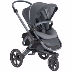 MAXI COSI Poussette Nova 3 roues Tout-terrain Ultra confortable naissance à 3/4 ans (jusquà 15 kg) Essential Graphite