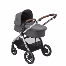Maxi-Cosi Zelia 3 Luxe Poussette tandem 1 siège(s) Noir, Gris, Argent