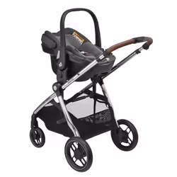 Maxi-Cosi Zelia 3 Luxe Poussette tandem 1 siège(s) Noir, Gris, Argent