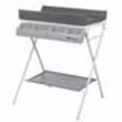 BEBECONFORT Baltic Table à langer et baignoire 2en 1 Pliable De la naissance à 12 mois (11kg) Gray Mist
