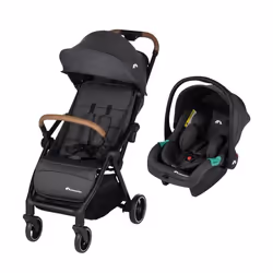 BEBECONFORT Sunlite Duo Poussette ultra compacte confortable et lègère dès la naissance jusquà 4 ans 0 à 22 kg Mineral Graphi ...
