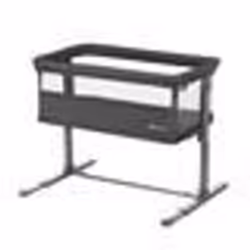 BEBECONFORT Zina Berceau Bebe & Cododo 0-6 Mois (0-9 kg) Berceau Pliable 5 Positions de Hauteur Réglables Mineral Graphite