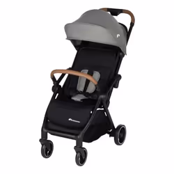 Bebe Confort Sunlite, Ciel de lit, Diable léger, Unisexe, Roues pleines, Pliable, Noir, Gris