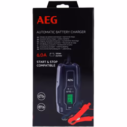 Chargeur de batterie 6A 12V AEG Chargeur de batterie Automatique 6A Chargeur de batterie intelligent multifonctions Idéal pou ...