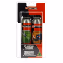 Kit contrôle technique essence Coffret spécial Contrôle Technique. Composé d'un nettoyant pour systeme d' injection et d'un t ...