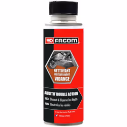 Nettoyant circuit huile avant vidange 200ml FACOM NETTOYANT CIRCUIT D'HUILE AVANT VIDANGE NOUVELLE GENERATION DOUBLE ACTION : ...
