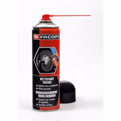 Facom Nettoyant Freins 400ml, Nettoyage, Liquide, Acier inoxydable, froid, Spray, 400 ml