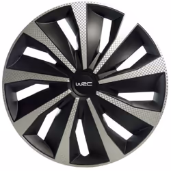 WRC - Boite 4 enjoliveurs 15 Carbon style