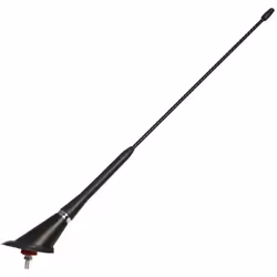 WRC - Antenne de toit torsadee simple tige. 40 cm