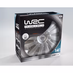 WRC 007584 enjoliveur 14" Acrylonitrile-Butadiène-Styrène (ABS) Métallique 4 pièce(s)