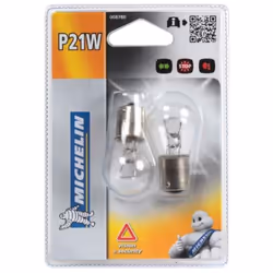 2 P21W 12V 2 ampoules poirettes P21W 12V BA15s - 21W S'utilise sur l'avant et l'arriere : clignotant - stop - feux de recul - ...