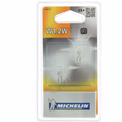 2 ampoules wedge base W1.2W 2 Wedge Base W1,2W 12V T5 W2x4,6d - 1,2W Utilisation intérieure : tableau de bord