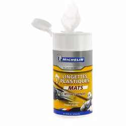 Boîte 40 lingettes plastiques satinés MICHELIN Boîte 40 lingettes plastiques satinés Général : Marque : MICHELIN Type de prod ...