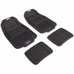 Tapis caoutchouc haute densité 4 pieces Noir Tapis caoutchouc haute densité 4 pieces. Découpable, ils s'adaptent a un large p ...