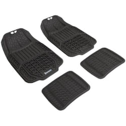 Tapis caoutchouc haute densite 4 pieces Noir - Michelin