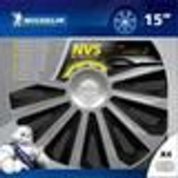MICHELIN Boîte 4 enjoliveurs 15 NVS 04 bicolore