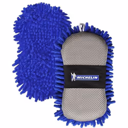 éponge de lavage chenille Deux faces pour un lavage efficace - Face microfibre chenillée pour laver en profondeur carrosserie ...