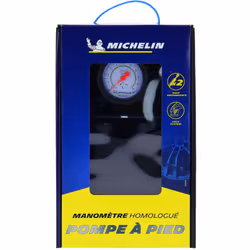 Pompe a pied 2 pistons Pompe à pied double corps à manomètre homologué Modèle 2023 black Hautes performances : spécial campin ...