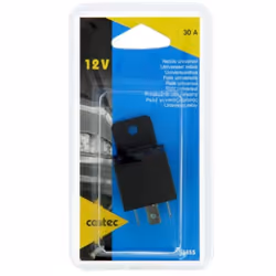 Relais universel 4 broches 12V 30A CARTEC relais universel 4 broches 12V 30A Général : Marque : CARTEC Type de produit : Allu ...