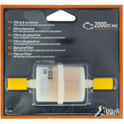 XLTECH Filtre Essence moteur superieur a 1300cc Filtre à essence pour moteur > 1300 cm3 Pour tous véhicules équipés de carbur ...