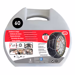 Carrefour 3221324503115 Chaîne à neige pour auto Chaîne pour pneus Diamond