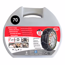 Carrefour 3221324503122 Chaîne à neige pour auto Chaîne pour pneus Diamond