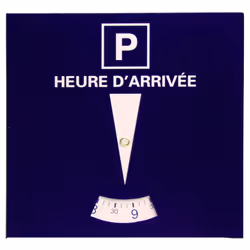 Carlinea 483330 disque de stationnement, Analogique, Bleu, Blanc, Plastique, 150 mm, 150 mm, 158 mm