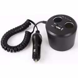 Auto-T 540117 chargeur de téléphones portables, Auto, Allume-cigare, Noir