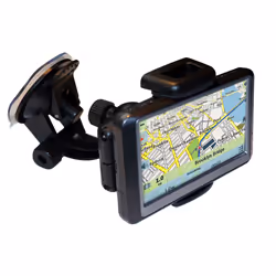 Auto-T Support pour GPS et smartphones 360°, Voiture, Passif, Noir