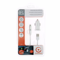 Auto-T Prise 12/24v+cable 2en1