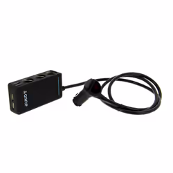 Auto-T Chargeur Multiprises, Auto, Allume-cigare, 24 V, 7,8 A, 1,2 m, Noir