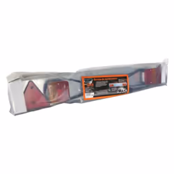 Rampe de signalisation pour remorque bagagère. Longueur 1M. Câble d'alimentation 4m avec prise remorque 7 broches.
