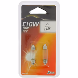 XLTECH 2 ampoules Navettes C10W 12V XLTECH 2 ampoules Navettes C10W 12V 2 navette C10W