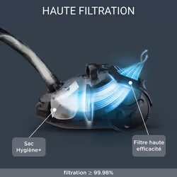 Rowenta Compact Power RO3955EA Aspirateur 3 L Aspirateur réservoir cylindrique Sec 900 W Sac à poussière - Vue supplémentaire 5