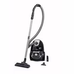Rowenta Compact Power RO3945EA, Sec, Sac à poussière, HEPA, Noir, Argent