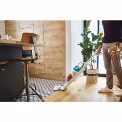Rowenta Clean & Steam Multi RY8544WH aspirateur balai et balai électrique Secteur Sec&humide Sans sac 0,5 L 1700 W Blanc, Bleu - Vue supplémentaire 10