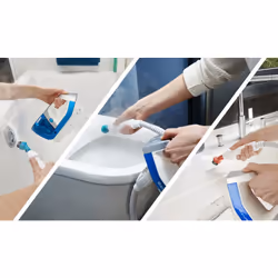 Rowenta Clean & Steam Multi RY8544WH aspirateur balai et balai électrique Secteur Sec&humide Sans sac 0,5 L 1700 W Blanc, Bleu - Vue supplémentaire 7