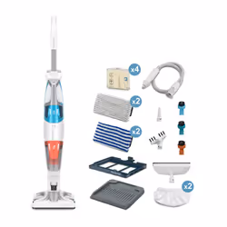 Rowenta Clean & Steam Multi RY8544WH aspirateur balai et balai électrique Secteur Sec&humide Sans sac 0,5 L 1700 W Blanc, Bleu - Vue supplémentaire 8