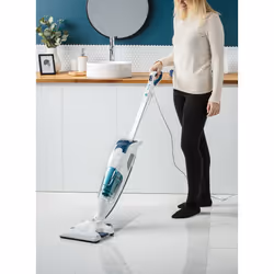 Rowenta CLEAN & STEAM REVOLUTION RY775 Secteur Sec&humide Sans sac 0,3 L 1500 W Blanc, Bleu