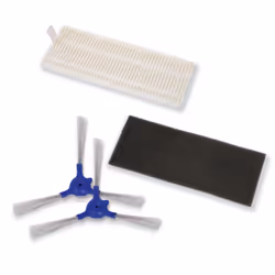 Rowenta Filtre Allergy, filtre mousse et brossettes ZR720002, Aspirateur robot, Filtre et brosse, Noir, Bleu, Gris, Blanc, Ro ...