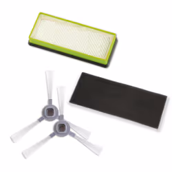Rowenta Explorer Serie 80 Filtres x2 et brossettes x2 ZR177002, Aspirateur robot, Filtre et brosse, Noir, Vert, Gris, Blanc,  ...