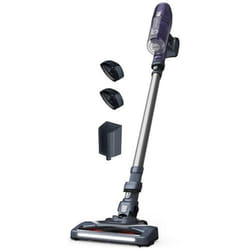 Rowenta RH6821WO aspirateur balai et balai électrique Batterie Sec Cyclonique Sans sac 0,55 L Aluminium, Gris, Violet