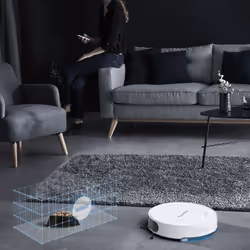 Rowenta X-Plorer RR9077WH robot aspirateur 0,5 L Sans sac Blanc - Vue supplémentaire 5