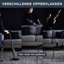 Rowenta X-Trem Compact RH1238WO aspirateur balai et balai électrique Batterie Sec Sans sac 0,4 L Violet - Vue supplémentaire 4